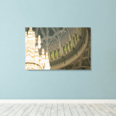 オマーン、マスカット、スルタン・カボスのモスク キャンバスプリント (インサイチュ (ウッドフロア))