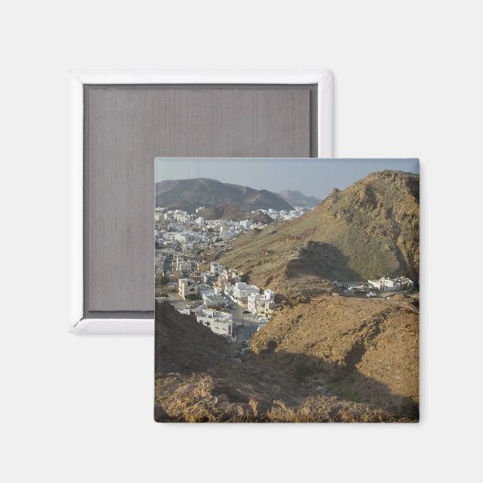 オマーン、マスカット、ルウィ/アル・ハムリヤ。ルーウィの表示/ マグネット (正面/裏面)