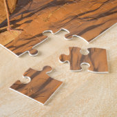 オマーン・ワヒバ砂漠のラクダ ジグソーパズル (側面)