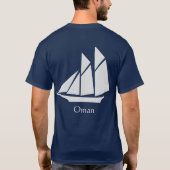 オマーン - 船舶 Tシャツ (裏面)