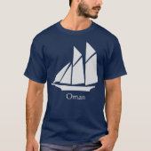 オマーン - 船舶 Tシャツ (正面)