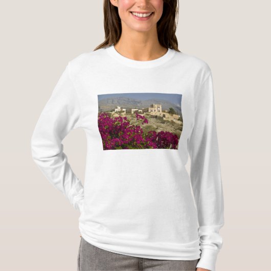 オマーン、西ハジャル山脈、アル・ハムラ。町 Tシャツ (正面)