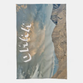 オマ威厳のあるン キッチンタオル (縦)