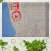 オマ威厳のあるーンの風景 キッチンタオル (折り畳み)