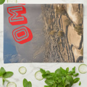 オマ威厳のあるーンの風景 キッチンタオル (折り畳み)