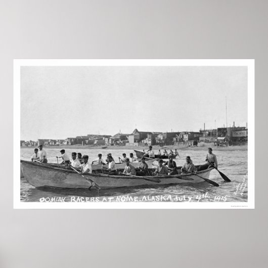 オミアックレーサーズノメ、アラスカ1915 ポスター (正面)