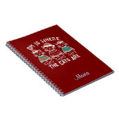 オムは猫たちがフェスティバルの休日 ノートブック (右側)