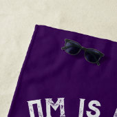 オムは猫たちがフェスティバルの休日 ビーチタオル (インサイチュ)