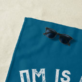 オムは猫たちがフェスティバルの休日 ビーチタオル (インサイチュ)