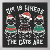 オムは猫たちがフェスティバルの休日 ポスター (正面)