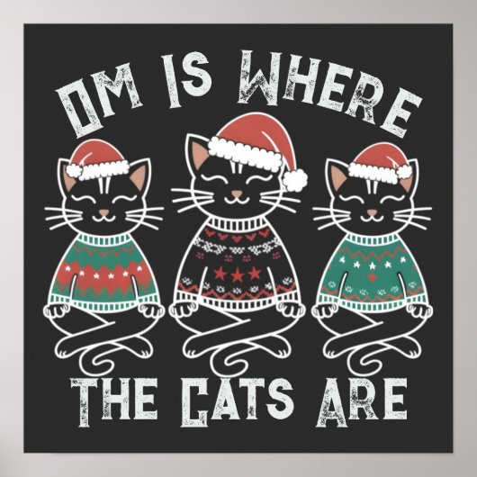 オムは猫たちがフェスティバルの休日 ポスター (正面)