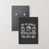 オムは猫たちがフェスティバル 缶バッジ (正面/裏面)