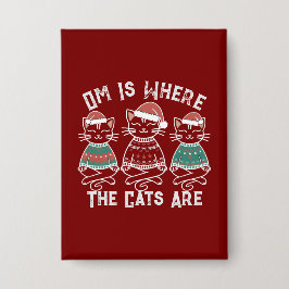 オムは猫たちがフェスティバル 缶バッジ