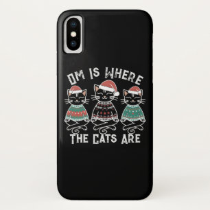 オムは猫たちが休日になっている場所 iPhone X ケース