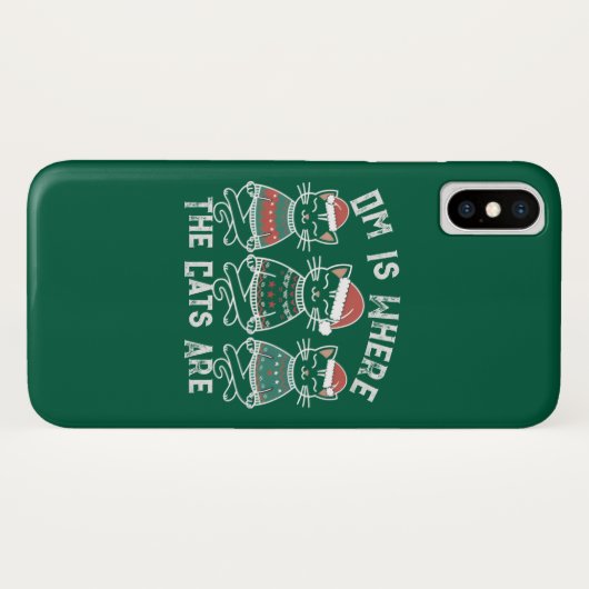 オムは猫たちが休日になっている場所 Case-Mate iPhoneケース (裏面(横))