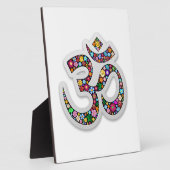 オムオームオウムナマステヨガシンボル フォトプラーク (側面)