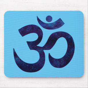 オムオーム記号サインYoga Meditation Zen マウスパッド