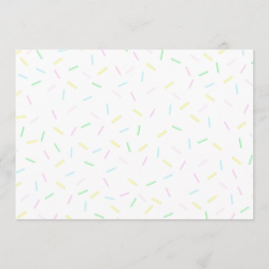 オムカード用アイスクリームベビーシャワーアドバイス アドバイスカード (裏面)