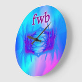 オムグ!FWB ラージ壁時計 (傾斜)