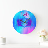 オムグ!FWB ラージ壁時計 (ホーム)