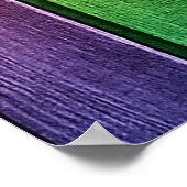 オムサインオ数々のンカラー木材 ポスター (角)