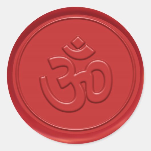 オムサインワックスシール ラウンドシール (正面)