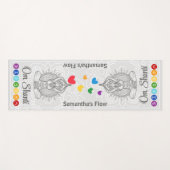 オムシャンティ禅&フロー：チャクラヨガマット ヨガマット (正面(横))