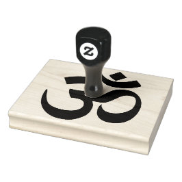 オムシンボルのサンスクリット文字 ラバースタンプ