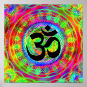 オムシンボル付きタイダイターゲット ポスター (正面)