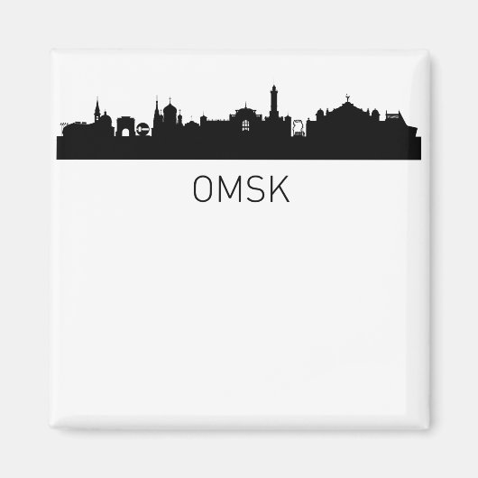オムスク・ロシア都市景観 マグネット (正面)