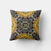 オムスペリチュアルアート金ゴールドスプラッシュクッション クッション (裏面)