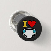 オムツが大好き 缶バッジ (正面&裏面)