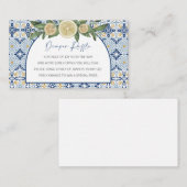 オムツくじ ベビーシャワー イタリアンテーマ エンクロージャーカード (正面/裏面)