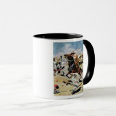 オムドゥルマンの第21槍騎兵の充満 マグカップ (正面右)