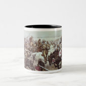 オムドゥルマン2の第21槍騎兵の充満 ツートーンマグカップ (中央)