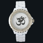 オムナマシバヤオウムシャンティオウムオムシンボルॐ平和 腕時計<br><div class="desc">オムナマシバヤオウムシャンティオウムオムシンボルॐ平和</div>