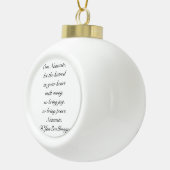 オムナマステピース祈りの言葉 セラミックボールオーナメント (右)