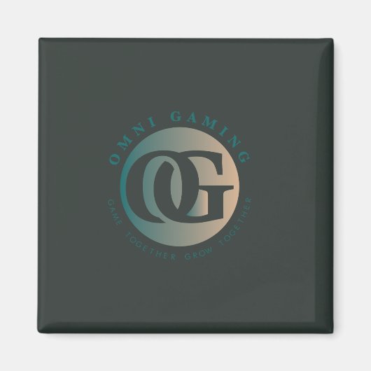 オムニゲームマグネット（暗） マグネット (正面)