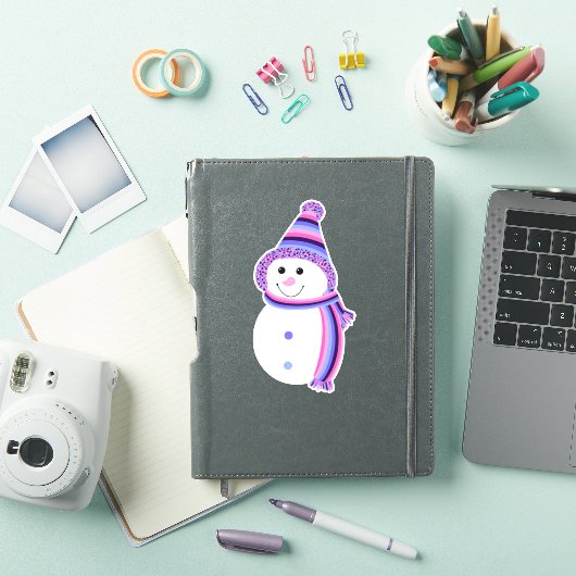 オムニシュアルプライド雪だるまスノーパーフラグ シール (iPadカバー)