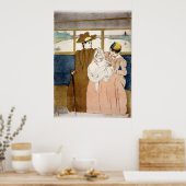 オムニバスで – Mary Cassatt - 1891 ポスター (キッチン)