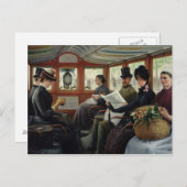 オムニバス、1880年 ポストカード (正面/裏面)