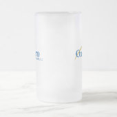 オムニプロサービスすりガラス製マグカップ フロストグラスビールジョッキ (中央)