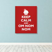 オムノムノム キャンバスプリント (インサイチュ (ウッドフロア))