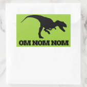 オムノムノム 長方形シール (バッグ)