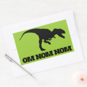 オムノムノム 長方形シール (封筒)