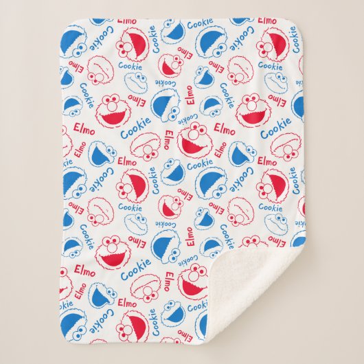 オムノム漫画パターン シェルパブランケット (正面)