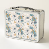 オムノム漫画パターン メタルランチボックス (裏面)