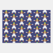 オムパルーンパアームズアウト ラッピングペーパーシート (正面)