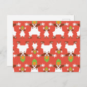 オムパルーンパ踊りパターン ポストカード (正面/裏面)