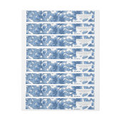 オムパロデスブルー&スカイダイバーブルー住所 シール ラップアラウンドラベル (シート)